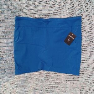 Women's Blue Business Causal Skirt Dress